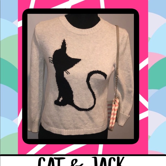 Cat sweater girls 8 - Picture 2 of 3